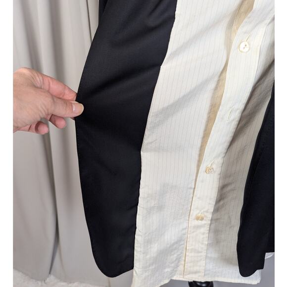 Jean Paul Gaultier Femme Black Two-Piece Suit – Vintage Made in Italy Size US 8 - Picture 10 of 16